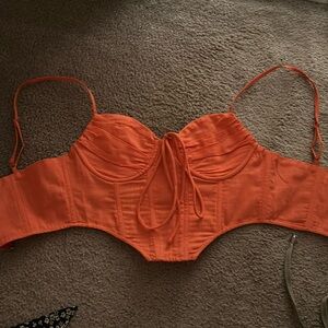 beginning boutique corset top